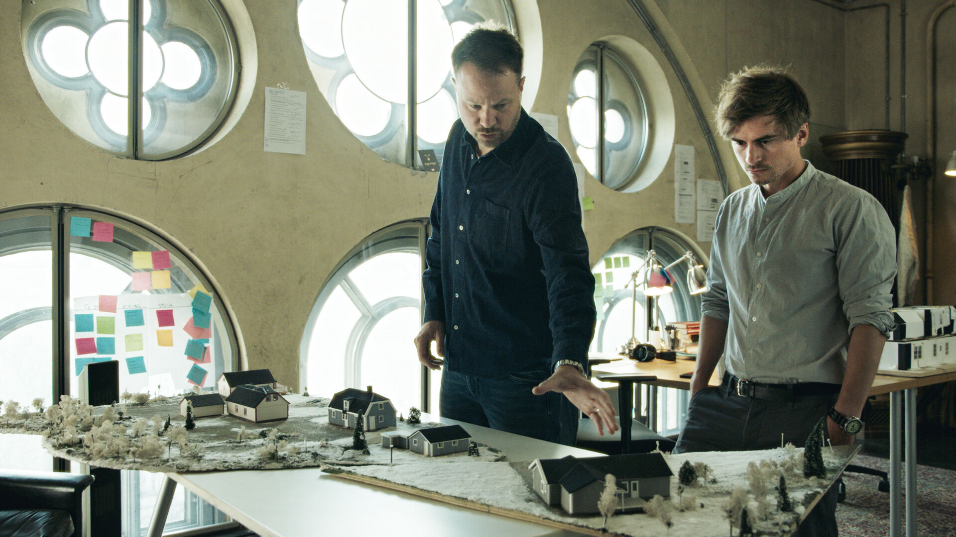 Anton Berg and Martin Johnson in "Pray, Obey, Kill."